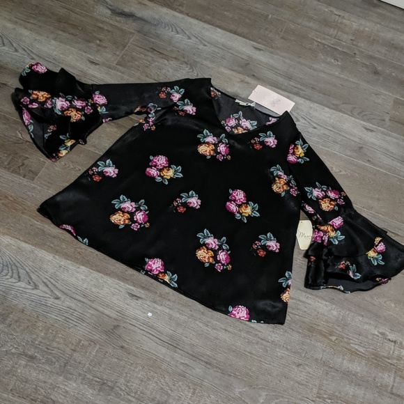 NWT ~ MISIA  Layered Sleeve Tunic Top - Picture 5 of 8